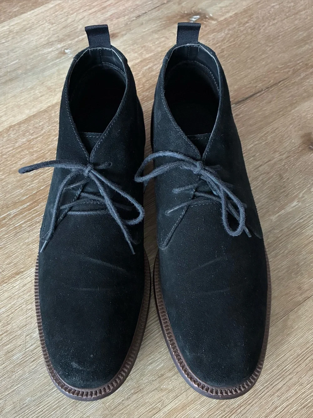 Blondo Konor Waterproof Chukka Boots Black Suede Men’s Shoes Size 11 M